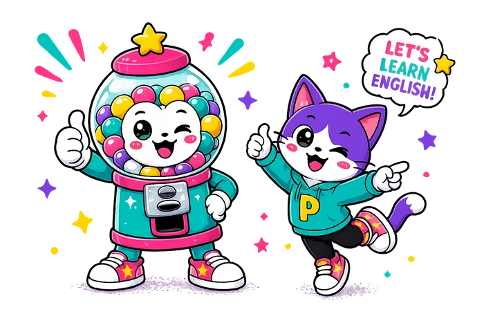 Quin and Pepper say Let's Learn English!