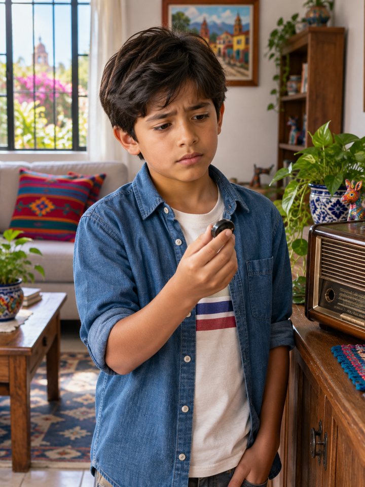Adrian, the main character in The Broken Radio.